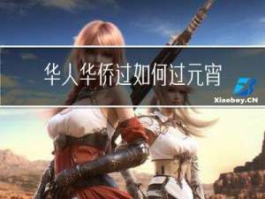 华人华侨过如何过元宵节