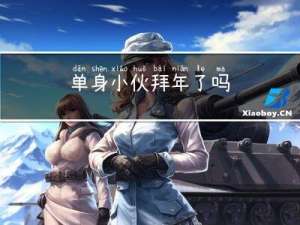 单身小伙拜年了吗