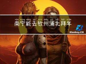 南宁能去钦州浦北拜年吗