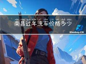 南昌过年洗车价格多少