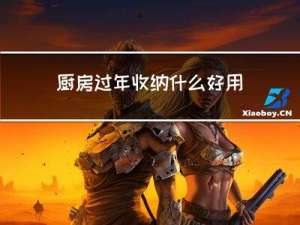 厨房过年收纳什么好用