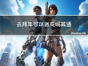 去拜年可以送花吗英语