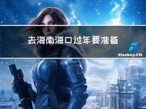 去海南海口过年要准备什么