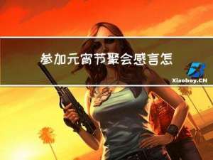参加元宵节聚会感言怎么写