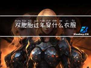 双胞胎过年穿什么衣服呢