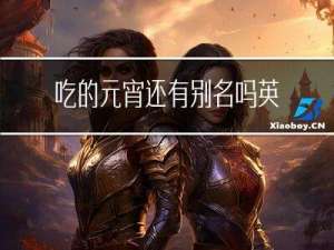吃的元宵还有别名吗英语
