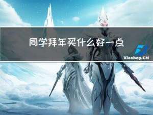 同学拜年买什么好一点