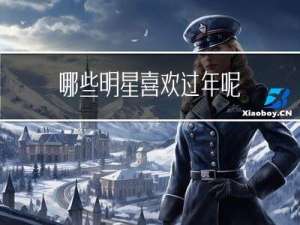 哪些明星喜欢过年呢
