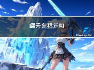 哪天有拜年包
