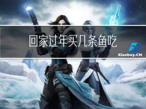 回家过年买几条鱼吃