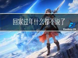 回家过年什么都不说了图片