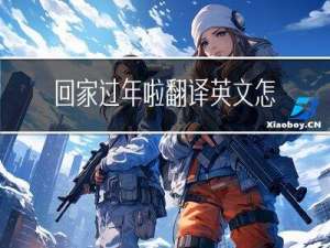 回家过年啦翻译英文怎么说
