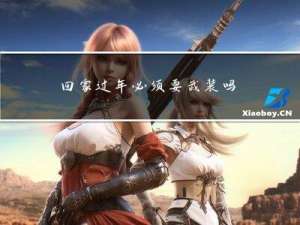 回家过年必须要武装吗英文