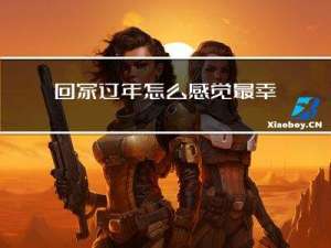 回家过年怎么感觉最幸福