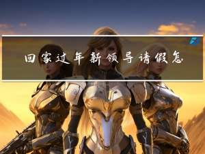 回家过年新领导请假怎么写