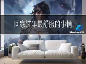 回家过年最舒服的事情作文
