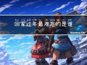 回家过年最难忘的是谁家