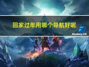 回家过年用哪个导航好呢