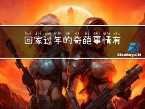 回家过年的奇葩事情有哪些