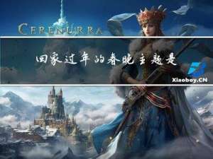 回家过年的春晚主题是什么