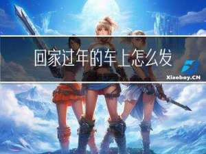 回家过年的车上怎么发说说
