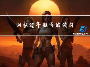 回家过年谁写的诗句