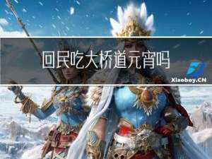 回民吃大桥道元宵吗
