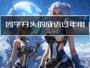 因字开头的成语过年用什么
