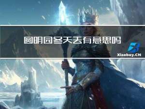 圆明园冬天去有意思吗