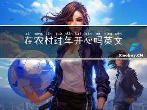 在农村过年开心吗英文