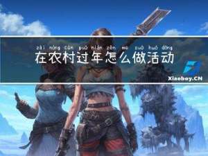 在农村过年怎么做活动