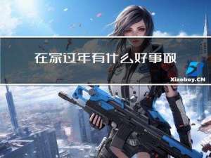 在家过年有什么好事做