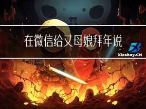 在微信给丈母娘拜年说什么