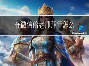 在微信给老师拜年怎么写