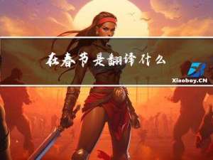在春节是翻译什么