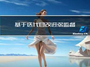 基于迭代自改进弱监督分割模型