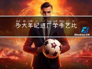 多大年纪进厂学手艺比较好