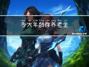 多大年龄存养老金