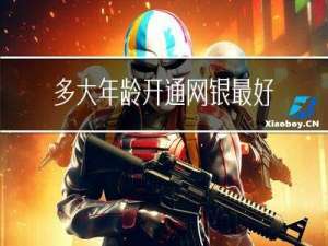 多大年龄开通网银最好
