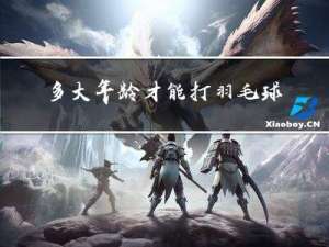 多大年龄才能打羽毛球