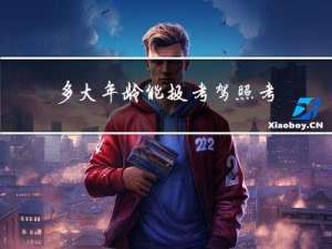 多大年龄能报考驾照考试