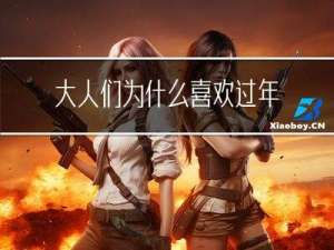 大人们为什么喜欢过年
