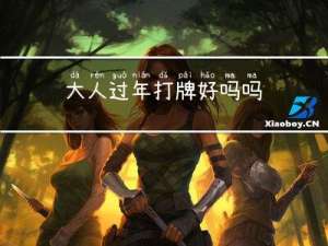 大人过年打牌好吗吗