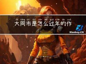 大同市是怎么过年的作文