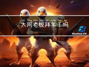 大同老板拜年了吗