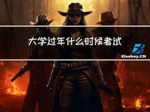 大学过年什么时候考试呢