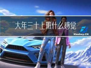 大年三十上班什么感觉呀