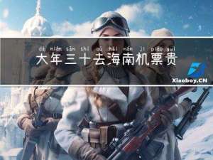 大年三十去海南机票贵吗