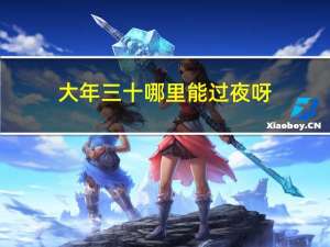 大年三十哪里能过夜呀