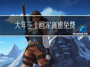 大年三十回家高速免费吗
